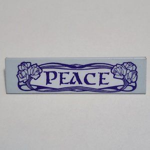 Vintage Peace Anti Nuclear War Progressive Cause Protest Pinback Button Pin